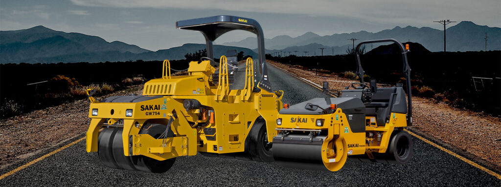 Inventory Available For Sakai GW754 And TW354 Asphalt Rollers Sakai