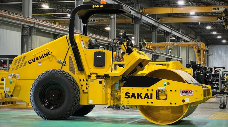 First Sakai Oscillatory Soil Compactor Completes Production