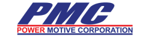 Logo for Power Motive Corporation PMC, an authorized SAKAI compaction equipment dealer in Colorado and Wyoming.