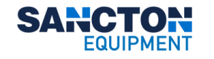 Logo for Sancton Equipment, an authorized SAKAI compaction dealer in Nova Scotia and New Brunswick Canada.